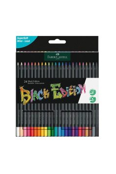 Crayons de couleur Faber-Castell BLACK EDITION
