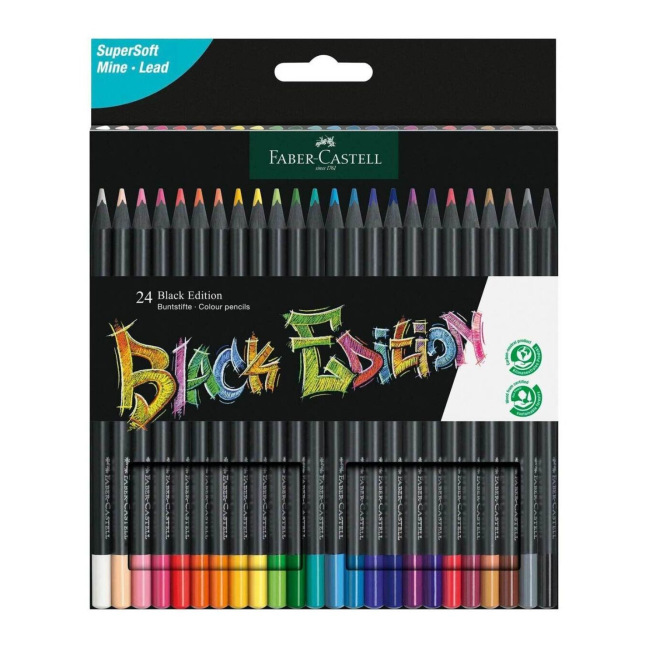 Faber-Castell BLACK EDITION kleurpotloden Faber-Castell BLACK EDITION kleurpotloden