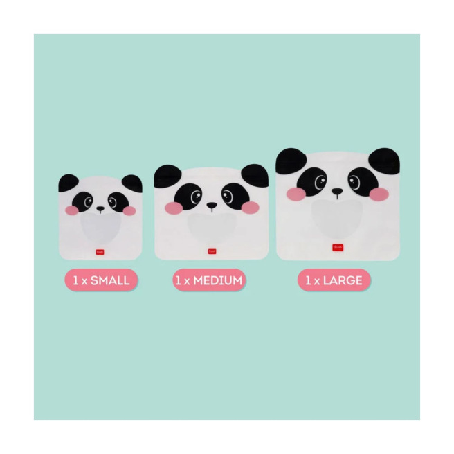 Hoeszak voor voedsel Legami SNACK BAGS - pakket van 3 Hoeszak voor voedsel Legami SNACK BAGS - pakket van 3