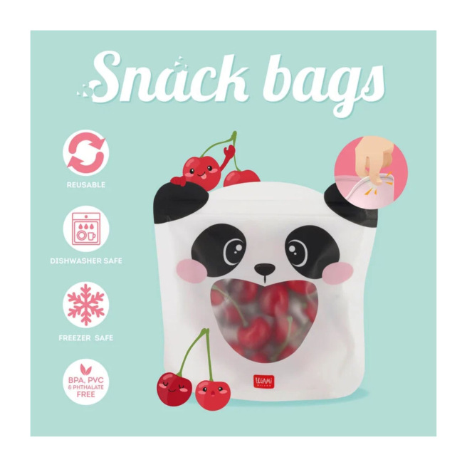 Hoeszak voor voedsel Legami SNACK BAGS - pakket van 3 Hoeszak voor voedsel Legami SNACK BAGS - pakket van 3