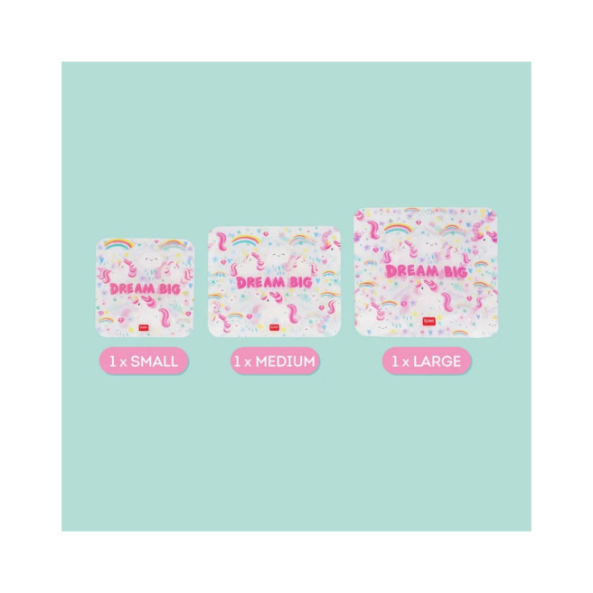 Hoeszak voor voedsel Legami SNACK BAGS - pakket van 3 Hoeszak voor voedsel Legami SNACK BAGS - pakket van 3