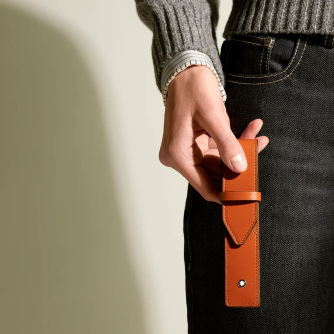 Etui voor Montblanc pen van MEISTERSTÜCK leer