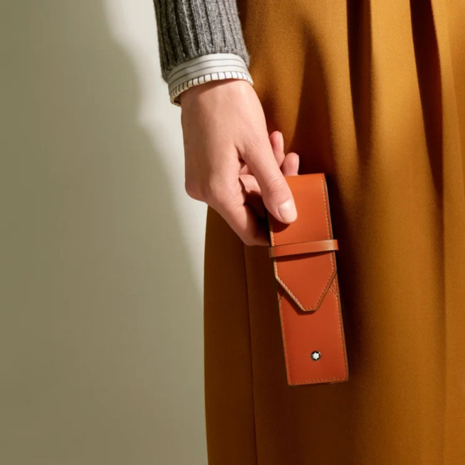 Etui voor Montblanc pen van MEISTERSTÜCK leer