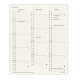 Stickers agenda planner à coller Leuchtturm