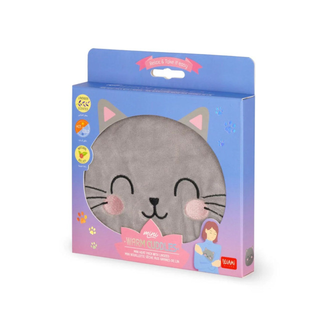 Mini bouillotte sèche LEGAMI aux GRAINES DE LIN Mini bouillotte sèche LEGAMI aux GRAINES DE LIN