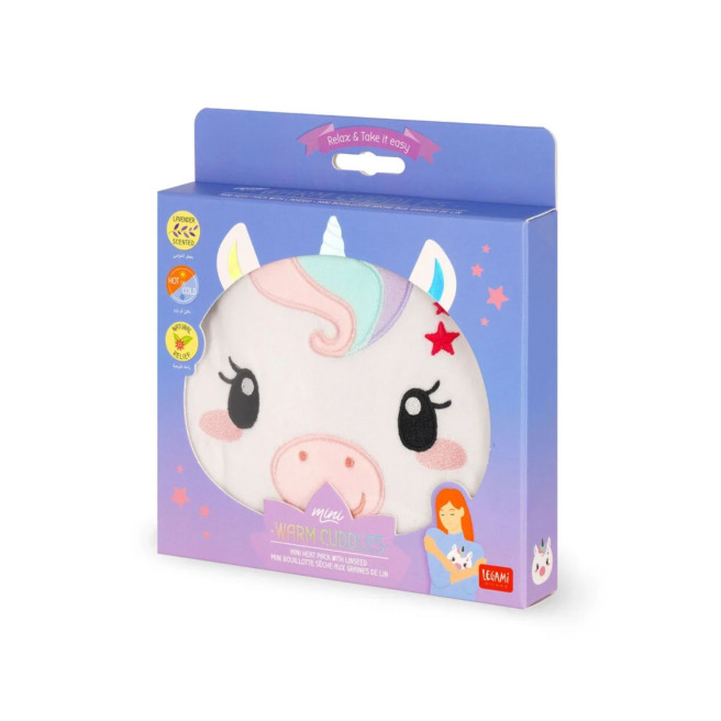 Mini droge warmwaterkruik LEGAMI met LIJNZAAD Mini droge warmwaterkruik LEGAMI met LIJNZAAD