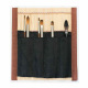 Set van 6 reiswaterverfkwasten Raphael met bamboe penseelhouder
