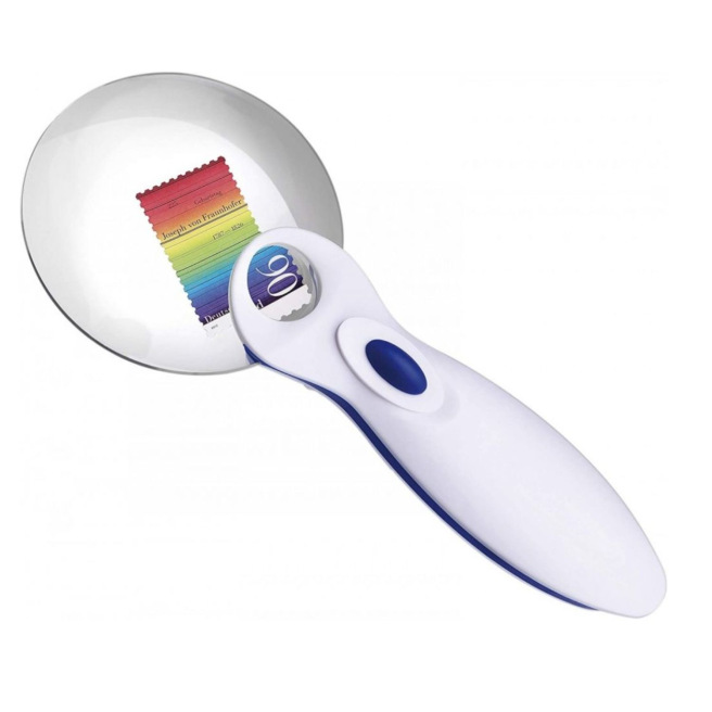 Verlichte leesloep van Westcott met dubbele lens