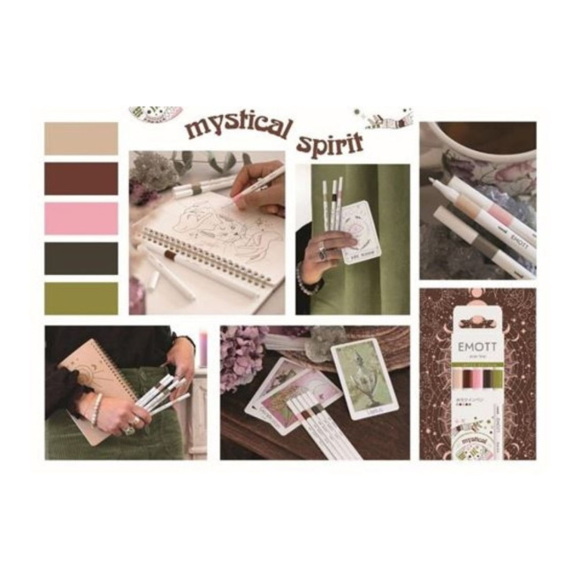 Uni-ball EMOTT viltstift - extra fijne punt Uni-ball EMOTT viltstift - extra fijne punt