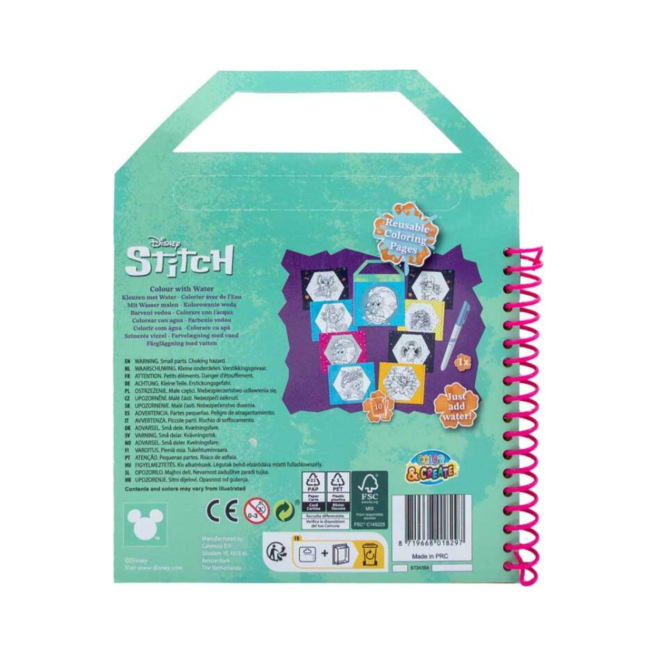 Kleurboek Lilo & Stitch WATERKLEUREN
