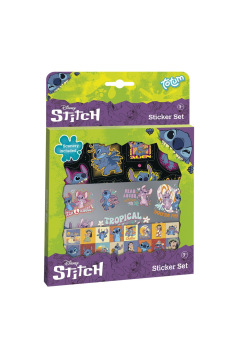 Stickerset met Lilo & Stitch speelachtergrond van TOTUM