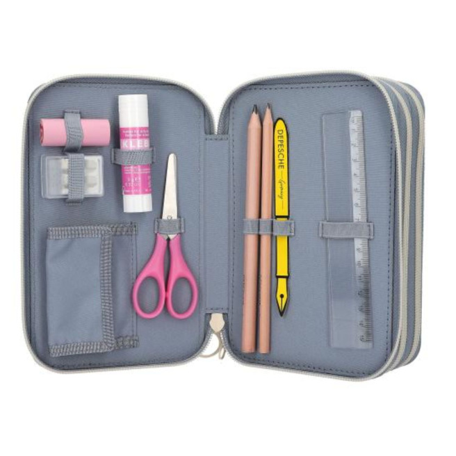 TOP MODEL etui met 3 compartimenten TOP MODEL etui met 3 compartimenten