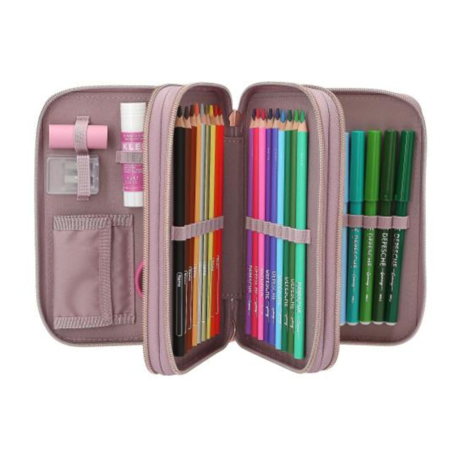 TOP MODEL etui met 3 compartimenten TOP MODEL etui met 3 compartimenten