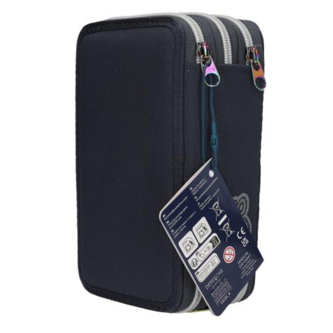 DINO WORLD LED-etui met 3 compartimenten