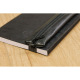 Platte lederen etui CLAIREFONTAINE AGE BAG met elastiek