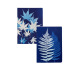 Geniet genaaid draad notitieboek Clairefontaine CYANOTYPE