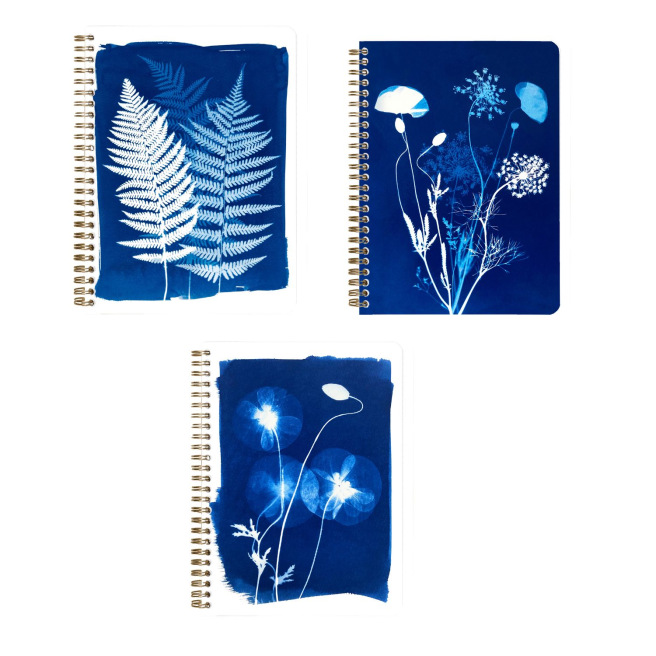Carnet spiralé Clairefontaine CYANOTYPE - A5