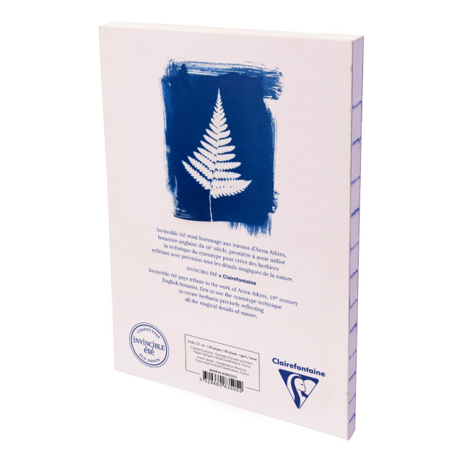 Carnet brochure souple Clairefontaine CYANOTYPE - A5