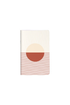 Geniet genaaid draad notitieboek Clairefontaine CYANOTYPE