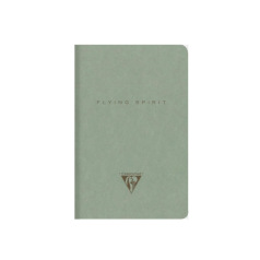 Carnet piqué cousu fil Clairefontaine FLYING SPIRIT avec rabat marque-pages