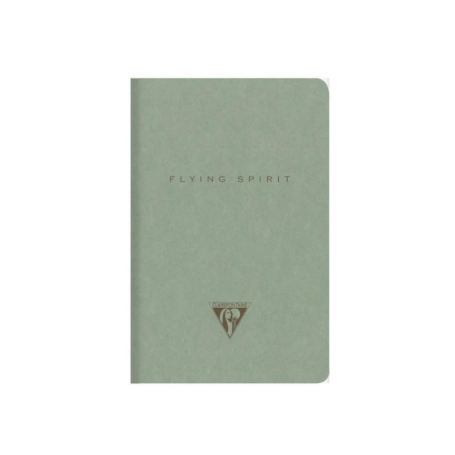 Geniet genaaid draad notitieboekje Clairefontaine FLYING SPIRIT met bladwijzer flap