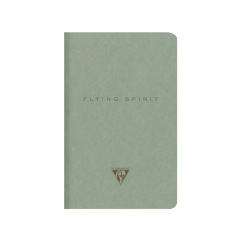 Geniet genaaid draad notitieboekje Clairefontaine FLYING SPIRIT met bladwijzer flap