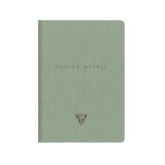 Geniet genaaid draad notitieboekje Clairefontaine FLYING SPIRIT met bladwijzer flap