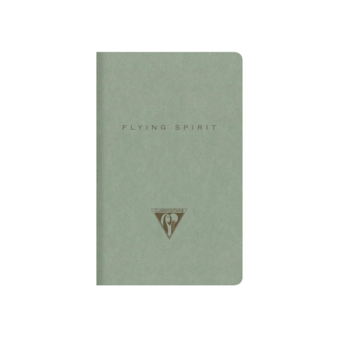 Geniet genaaid draad notitieboekje Clairefontaine FLYING SPIRIT - 7,5 x 12 cm