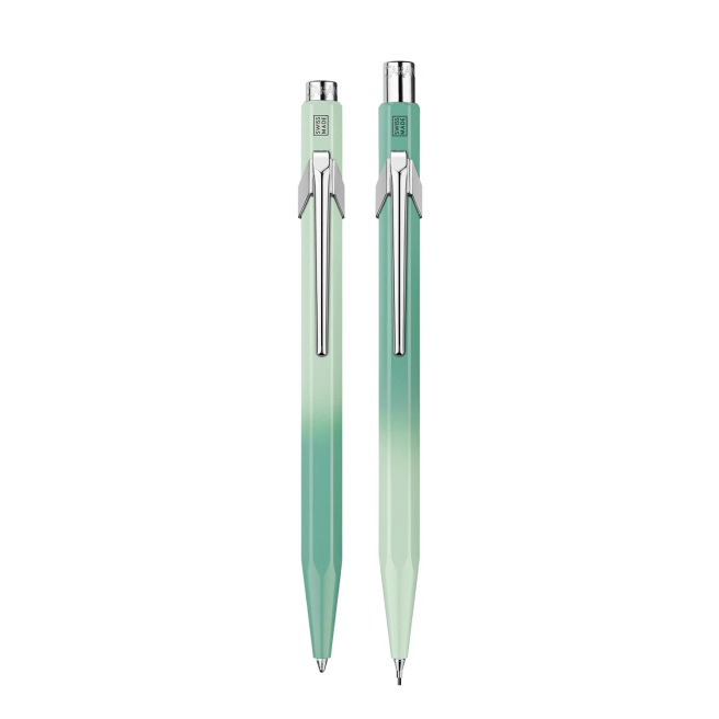 Set stylo-bille + porte-mines Caran d'Ache 849 MYSTY FOREST - édition limitée