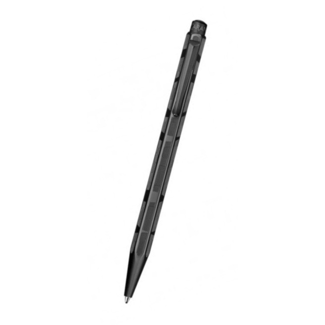 Stylo-bille Caran d'Ache ECRIDOR BLACK LINES avec étui en cuir Stylo-bille Caran d'Ache ECRIDOR BLACK LINES avec étui en cuir