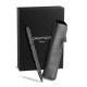 Balpen Caran d'Ache ECRIDOR BLACK LINES met lederen etui