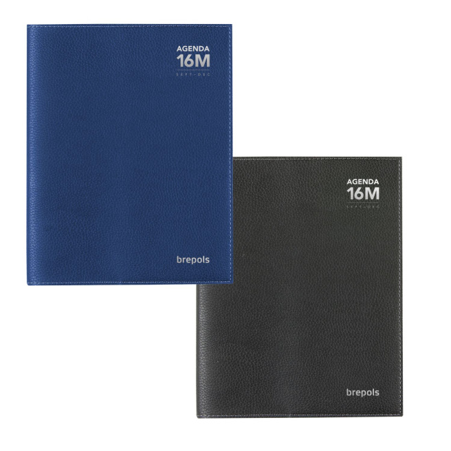 Brepols BRETIME Schoolagenda 16 MAANDEN - 14,8 x 21 cm - 1 week op 2 pagina's