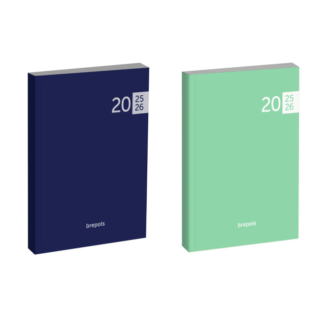 Schoolagenda Brepols STUDENT - 9 x 16 cm - 1 week op 2 pagina's