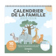 Calendrier de la FAMILLE Brepols - mensuel sur 16 mois - 29 x 29 cm
