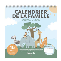 Calendrier de la FAMILLE Brepols - mensuel sur 16 mois - 29 x 29 cm Calendrier de la FAMILLE Brepols - mensuel sur 16 mois - 29 x 29 cm