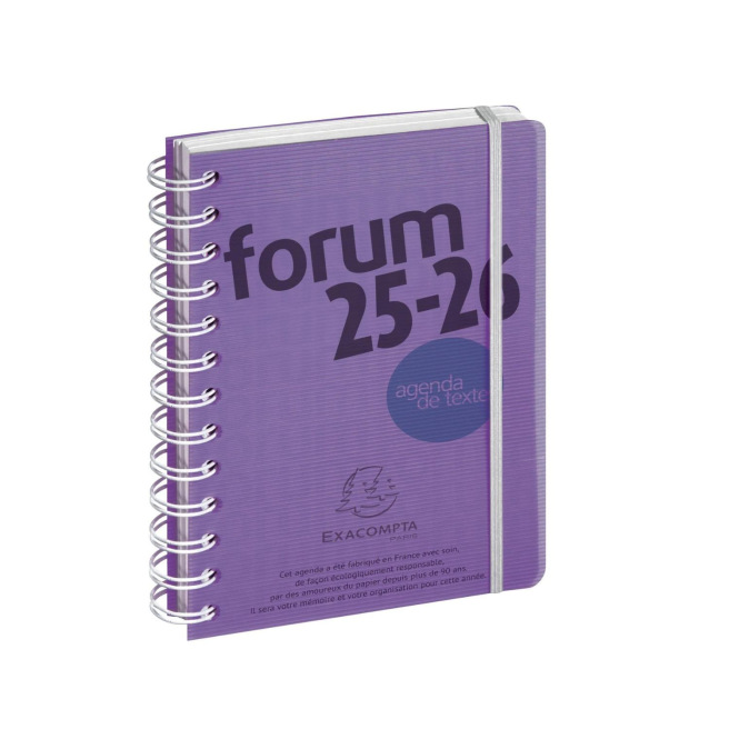 Schoolagenda Exacompta FORUM - 12 x 17 cm - 1 dag per pagina