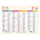 Calendrier planning scolaire Exacompta PEP'S - 29,5 x 22 cm 