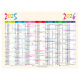 Calendrier planning scolaire Exacompta PEP'S - 29,5 x 22 cm 