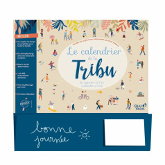 Quo Vadis "DE LA TRIBU" schoolagenda - maandelijks voor 16 maanden - 32 x 30 cm