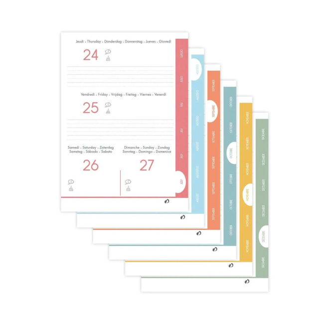 Schoolagenda Quo Vadis EUROTEXTAGENDA - 10 x 15 cm - 1 dag per pagina