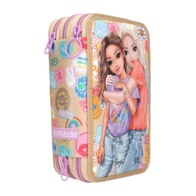 Plumier TOP MODEL à 3 compartiments