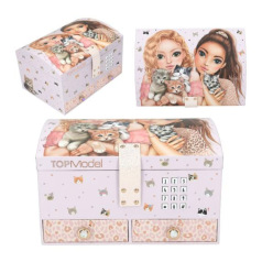 Grote TOP MODEL juwelendoos met code Grote TOP MODEL juwelendoos met code