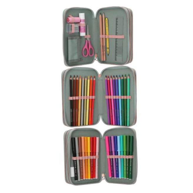 TOP MODEL etui met 3 compartimenten TOP MODEL etui met 3 compartimenten