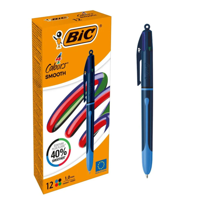 Stylo-bille BIC 4 COULEURS RAINBOW Stylo-bille BIC 4 COULEURS RAINBOW
