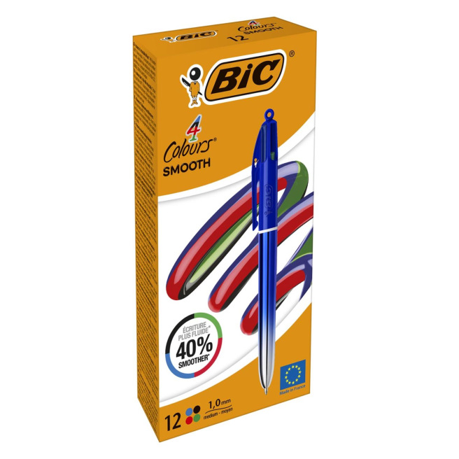 BIC 4 KLEUREN RAINBOW balpen BIC 4 KLEUREN RAINBOW balpen