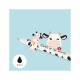 Set van 4 uitwisbare LEGAMI rollers