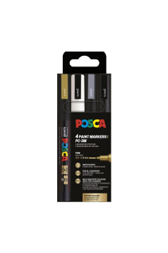 Set van Uni-Ball Posca verfmarkers