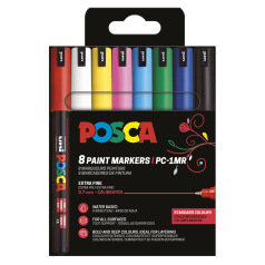 Set van Uni-Ball Posca verfmarkers Set van Uni-Ball Posca verfmarkers
