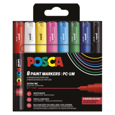 Set van Uni-Ball Posca verfmarkers Set van Uni-Ball Posca verfmarkers