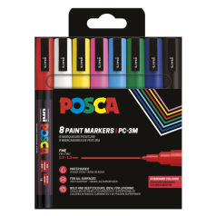 Coffret de marqueurs peinture Uni-Ball Posca